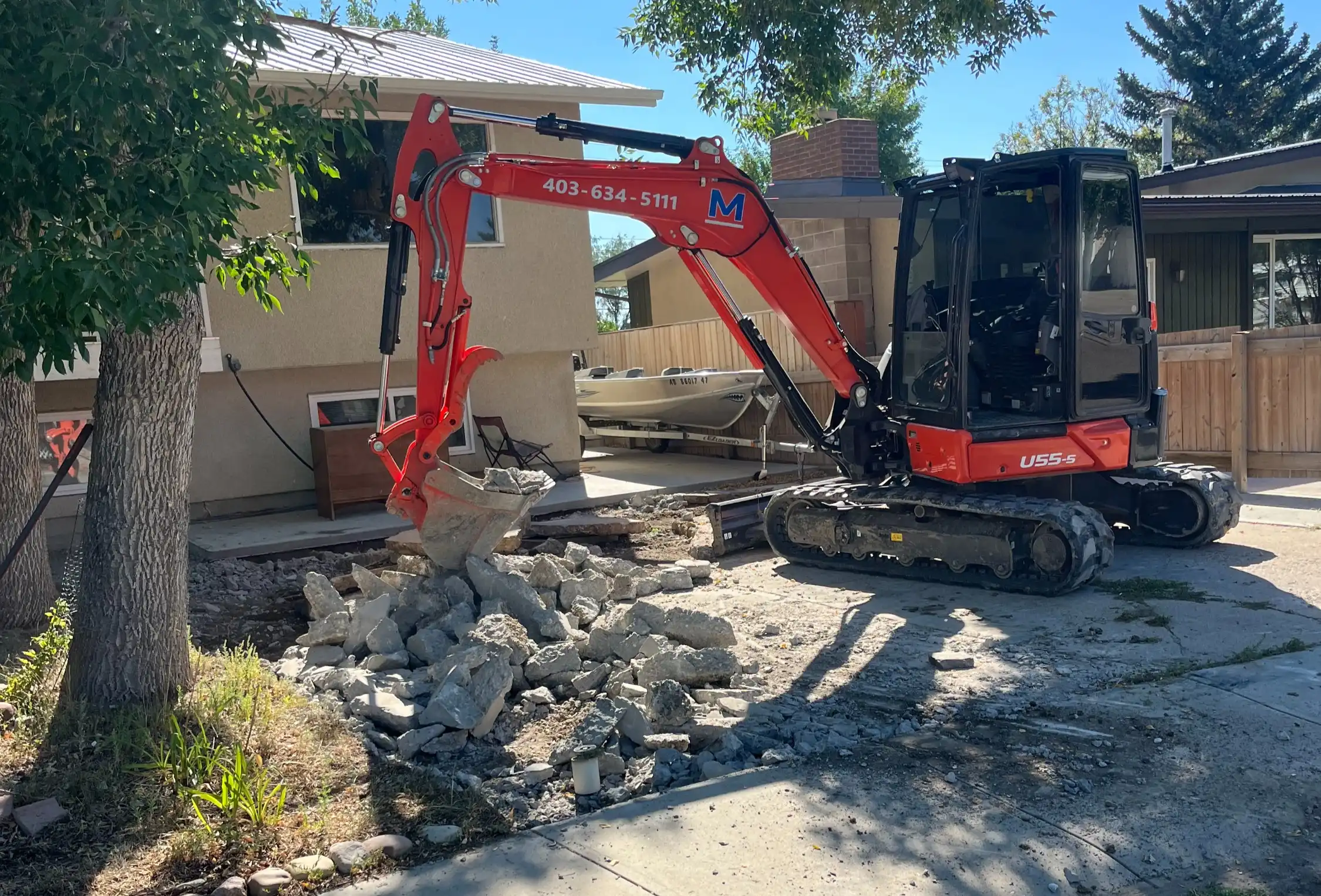 Residential excavation